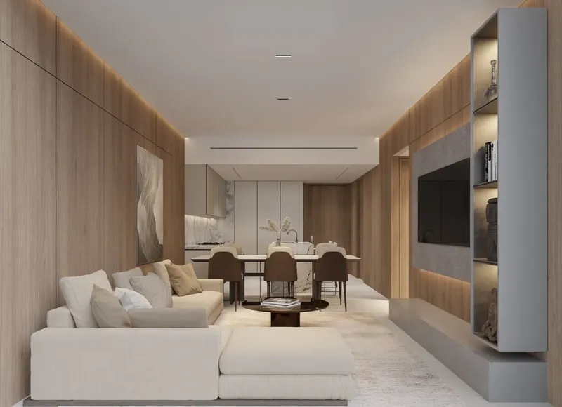 Interior at Seaside by Prestige One in Dubai Islands Dubai