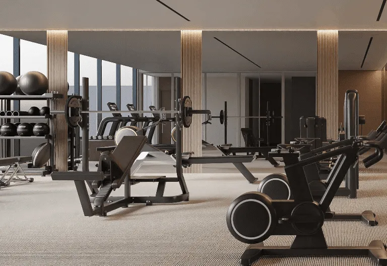 Gym amenity image at Seaside by Prestige One