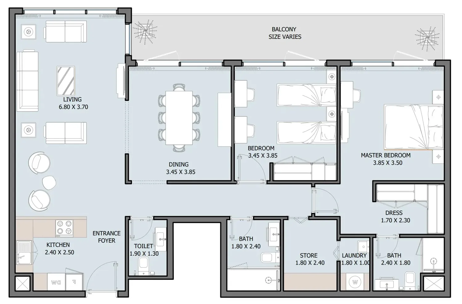 Reportage Properties Selina Bay floor plan