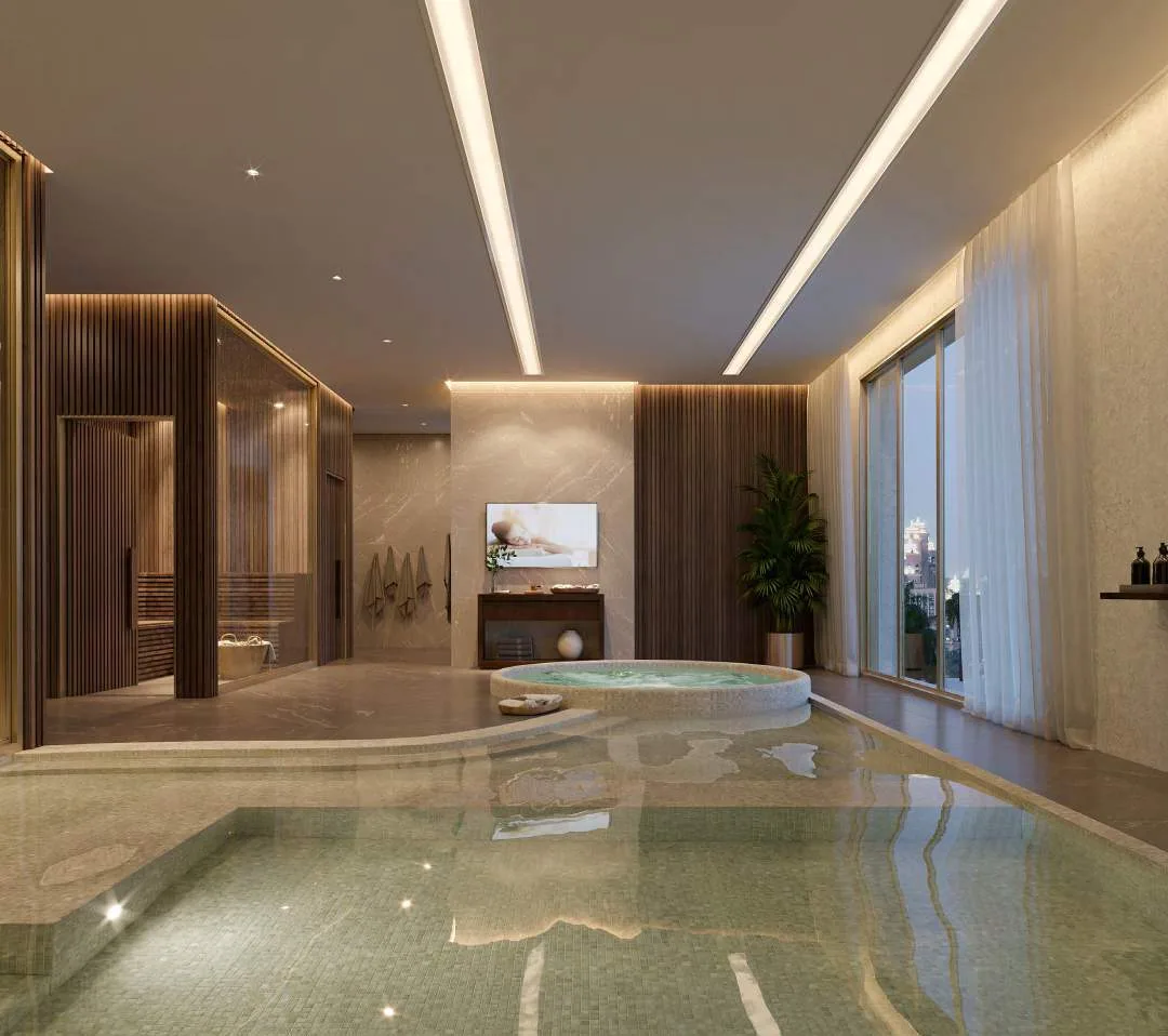Spa With Steam And Sauna Rooms amenity image at Serenia Living