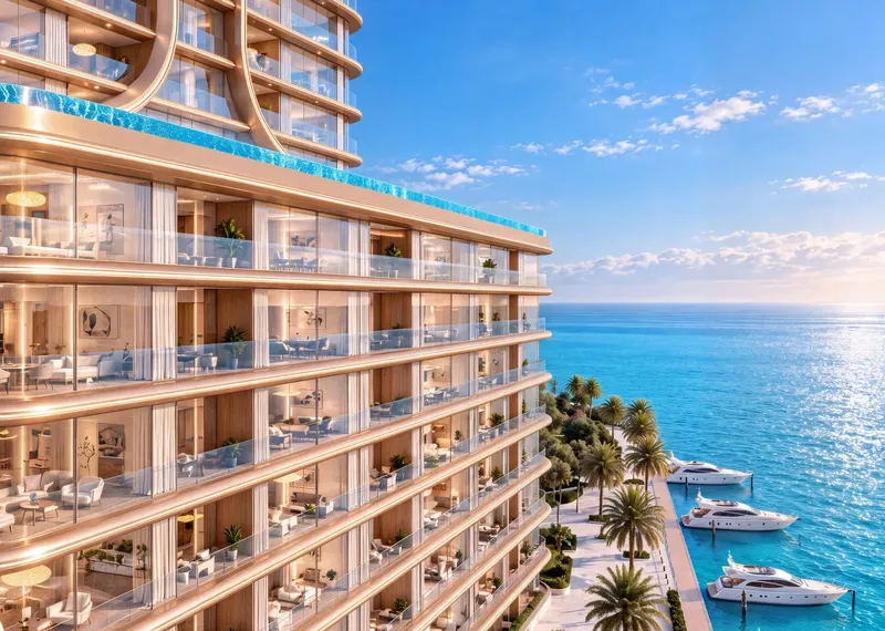 Exterior at Shahrukhz Residences by Danube in Maritime City Dubai