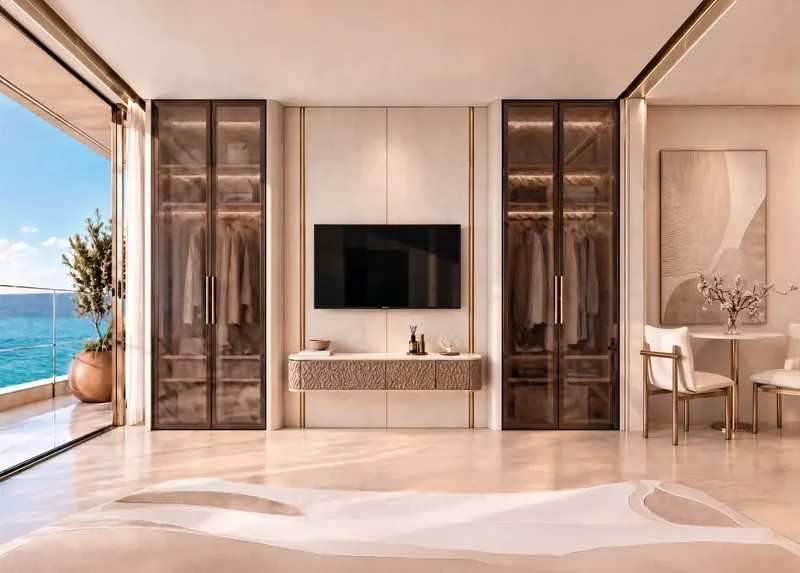 Interior at Shahrukhz Residences by Danube in Maritime City Dubai