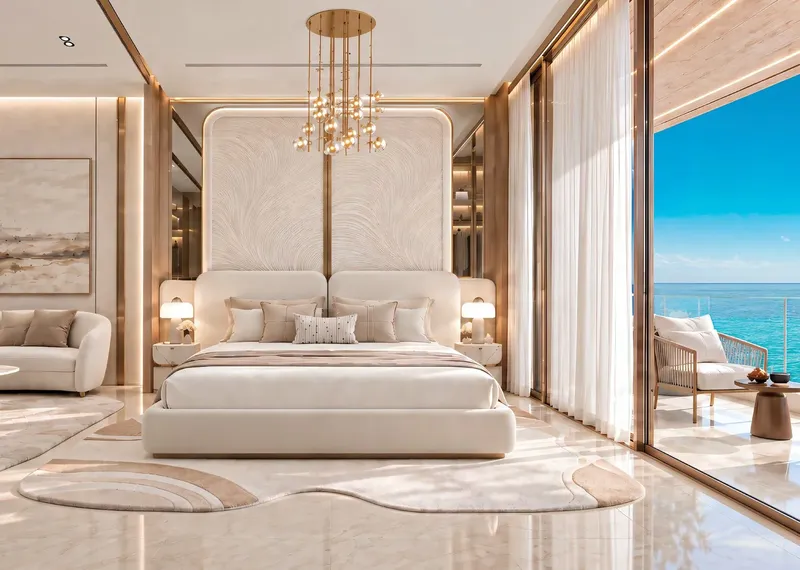 Interior at Shahrukhz Residences by Danube in Maritime City Dubai