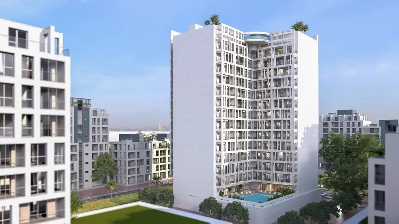 Exterior at Sky Suites in JVC (Jumeirah Village Circle) Dubai