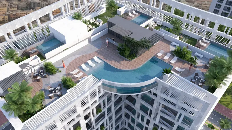 Exterior at Sky Suites in JVC (Jumeirah Village Circle) Dubai