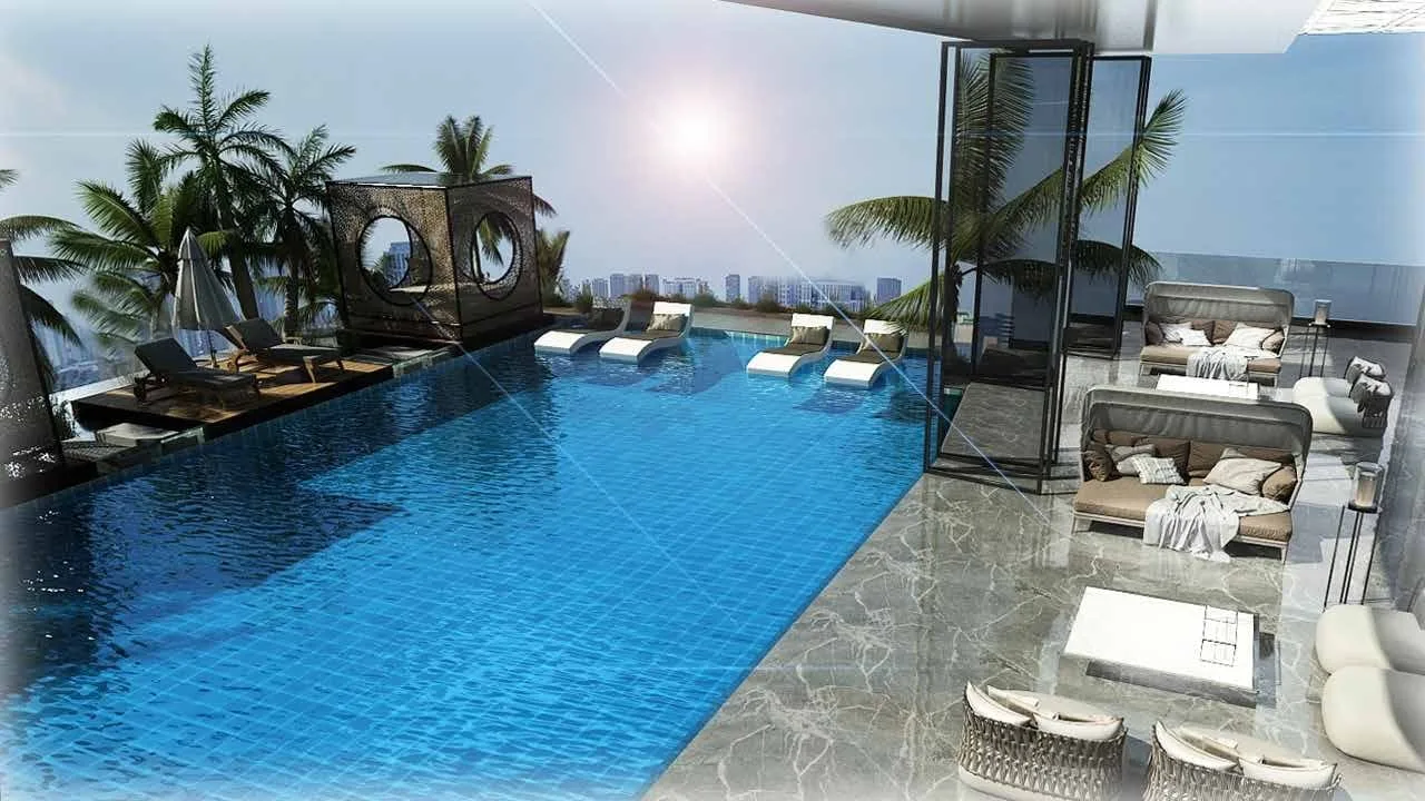 Outdoor Lounge Beds amenity image at Sky Suites