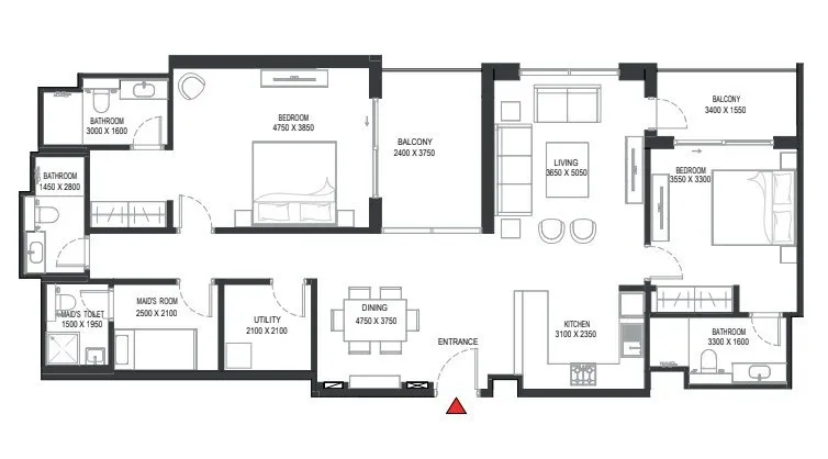 Sobha Sobha One floor plan