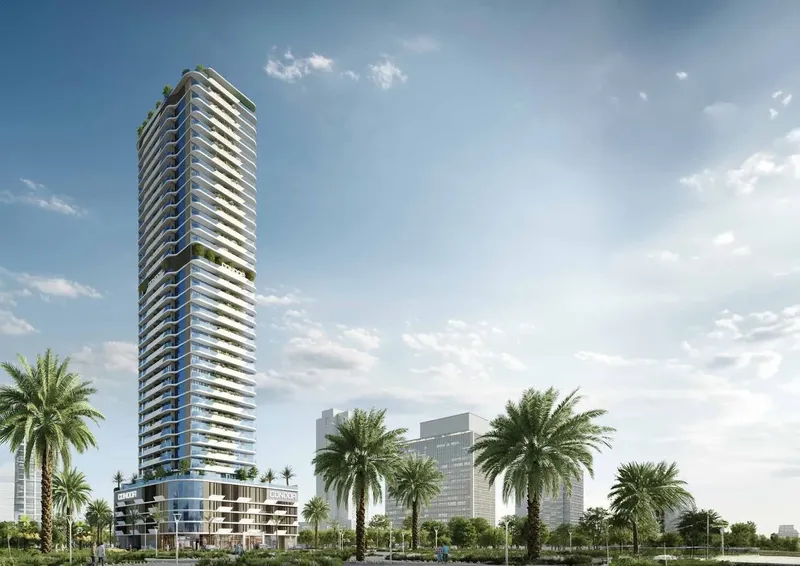 Exterior at Sonate Residences in JVT (Jumeirah Village Triangle) Dubai