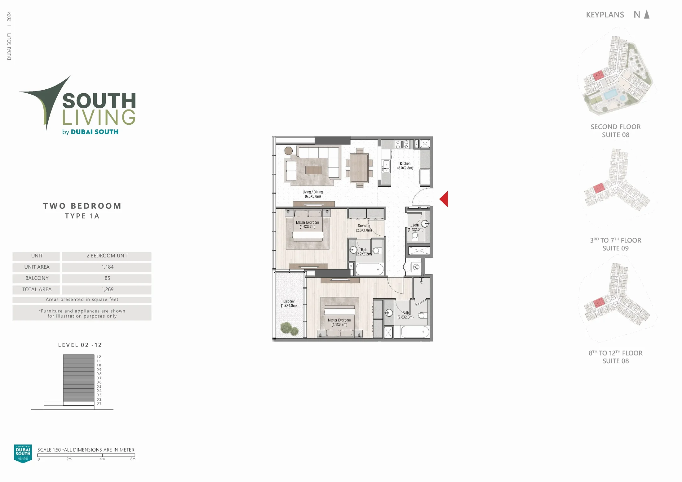 Dubai South Developers South Living floor plan