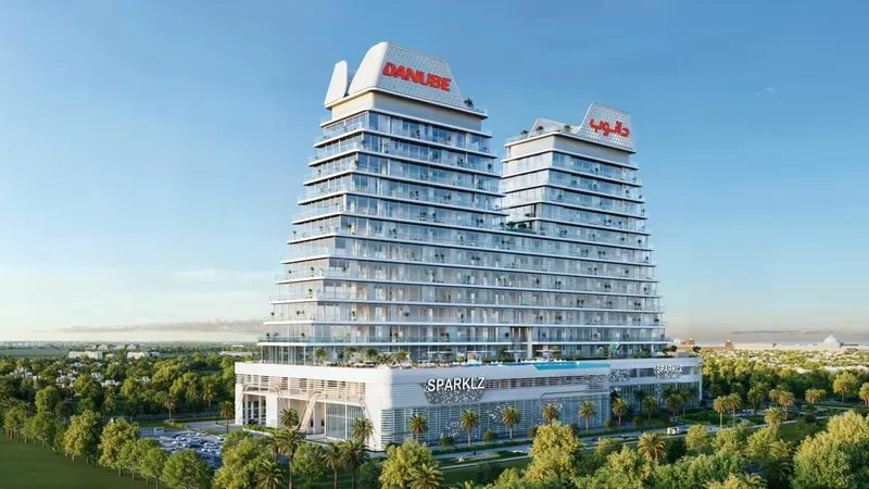Exterior at Sparklz in Jebel Ali Village Dubai