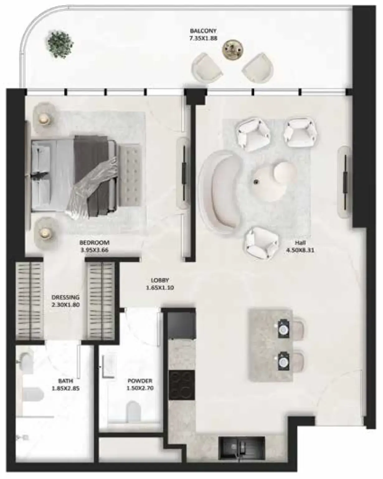 Tasmeer Indigo Properties SquareX One floor plan