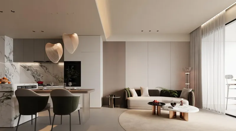 Interior at Stamn One in Al Satwa Dubai
