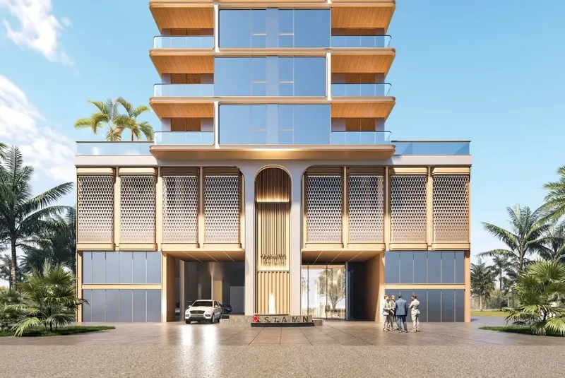 Exterior at Stamn Yuni in Al Satwa Dubai