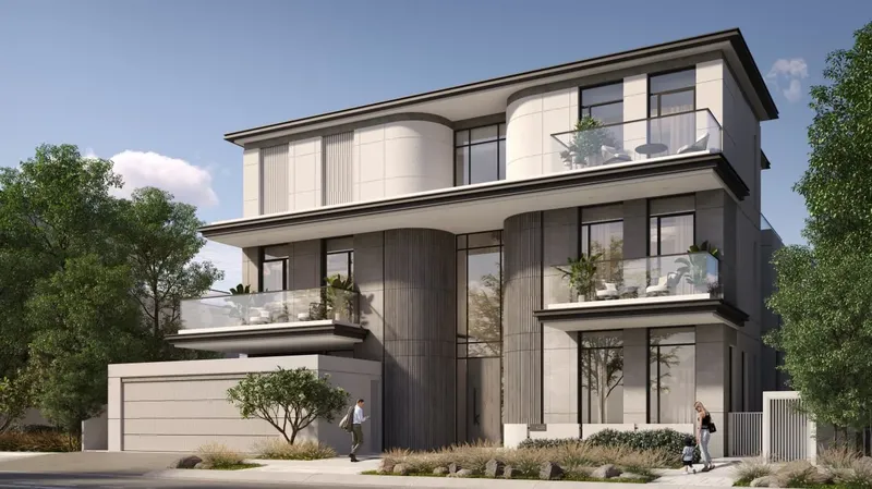 Exterior at Taraf Karl Lagerfeld Villas in Wadi Al Safa 3 Dubai