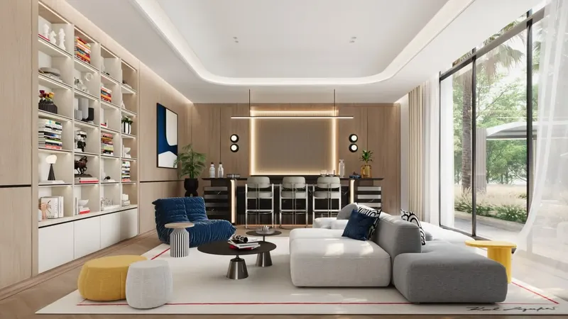 Interior at Taraf Karl Lagerfeld Villas in Wadi Al Safa 3 Dubai