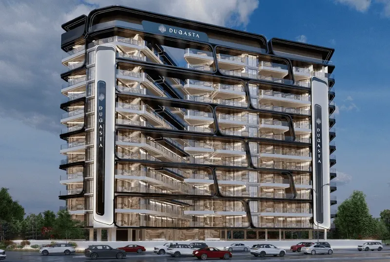 Exterior at Terra Tower in Dubailand Residence Complex Dubai