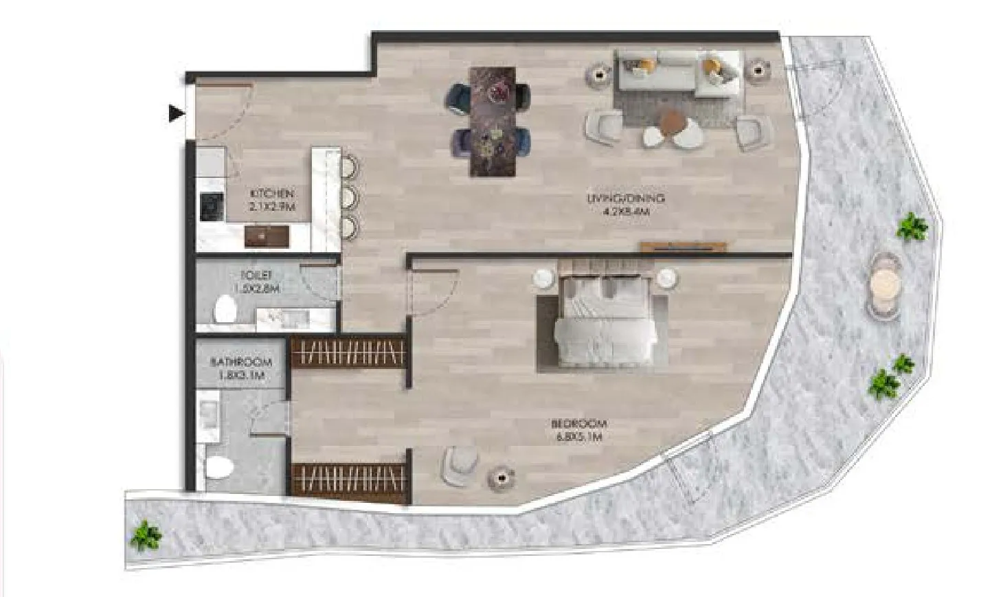 Range Developments The Beach House floor plan