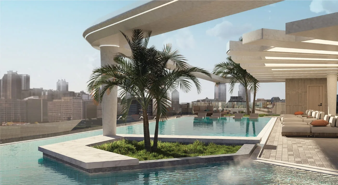 Rooftop Swimming Pool amenity image at The Boulevard