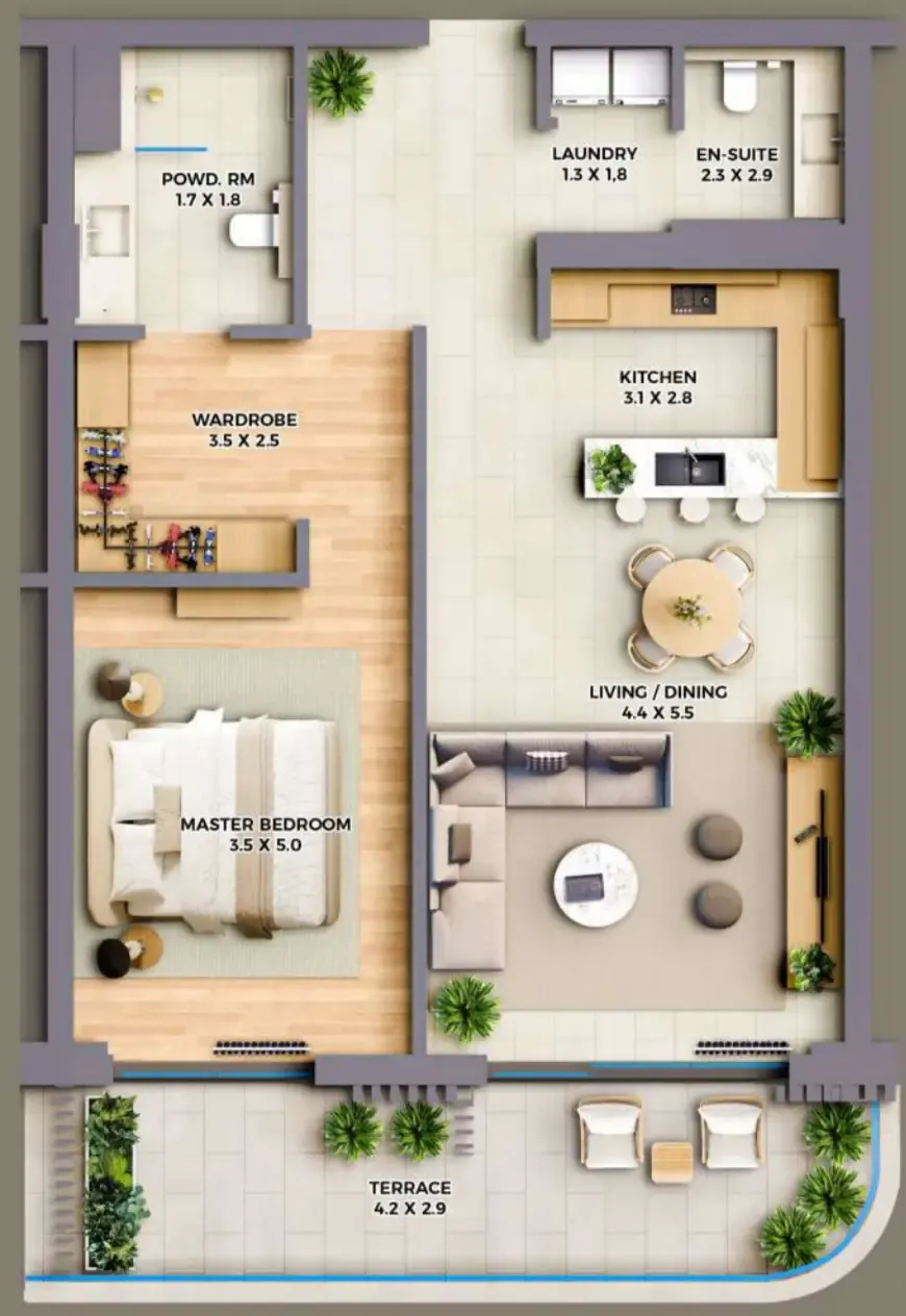 Al Barari The Cape floor plan