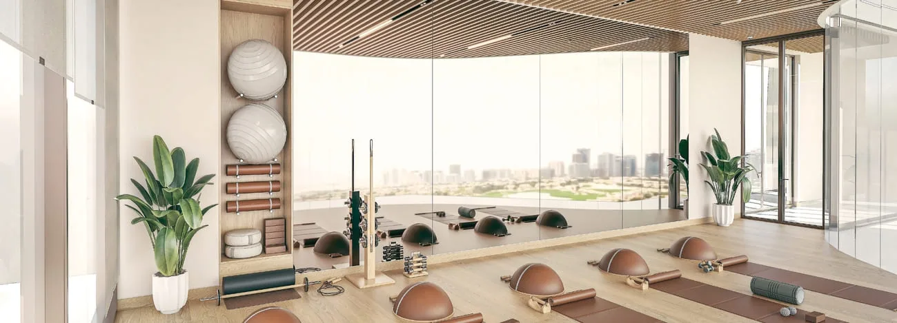 Indoor Yoga Studio And Outdoor Yoga Court amenity image at The Haven 2