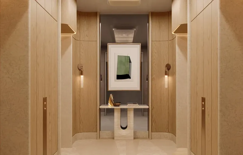 Interior at The Ritz-Carlton Residences by SAAS in Abu Dhabi Abu Dhabi