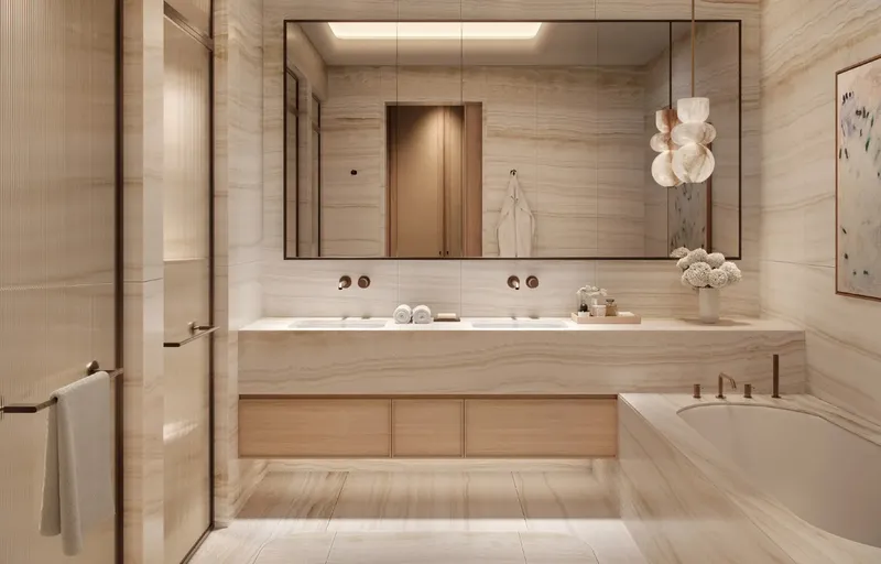 Interior at The Ritz-Carlton Residences by SAAS in Abu Dhabi Abu Dhabi