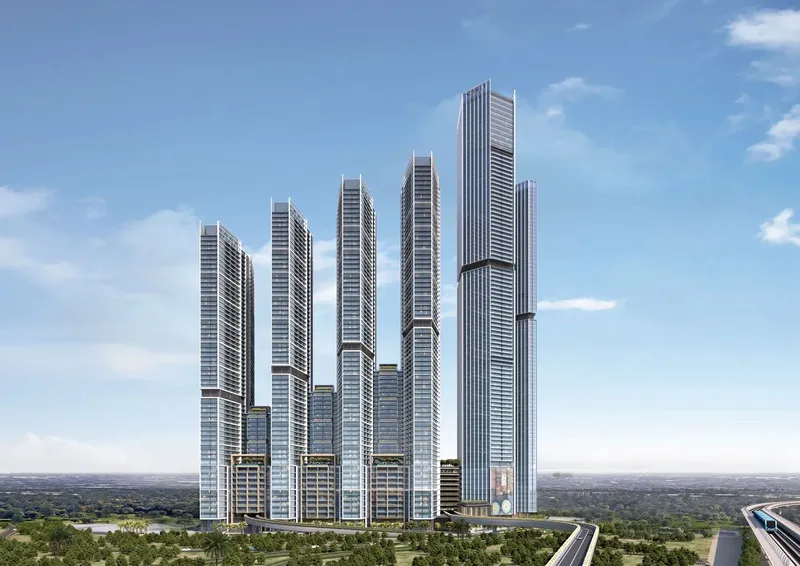 Exterior at The Serene at Sobha Central in Sobha Central Dubai