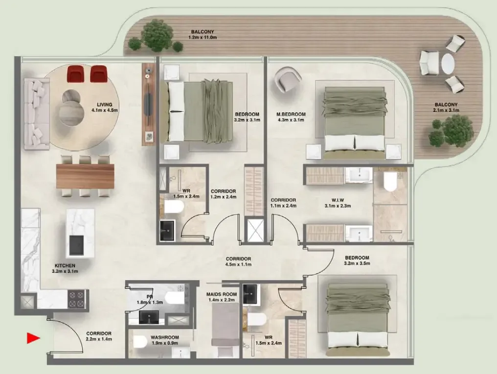 AMIS Development The Tides floor plan