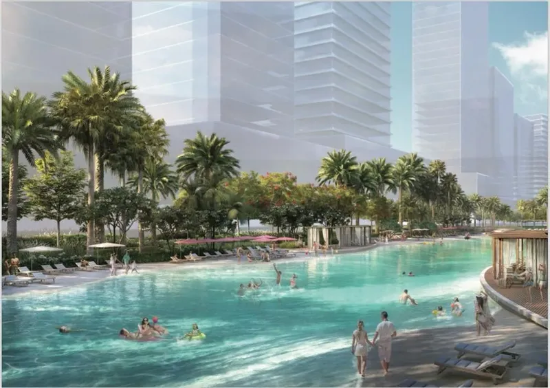 Exterior at The Waterway in Bukadra Dubai