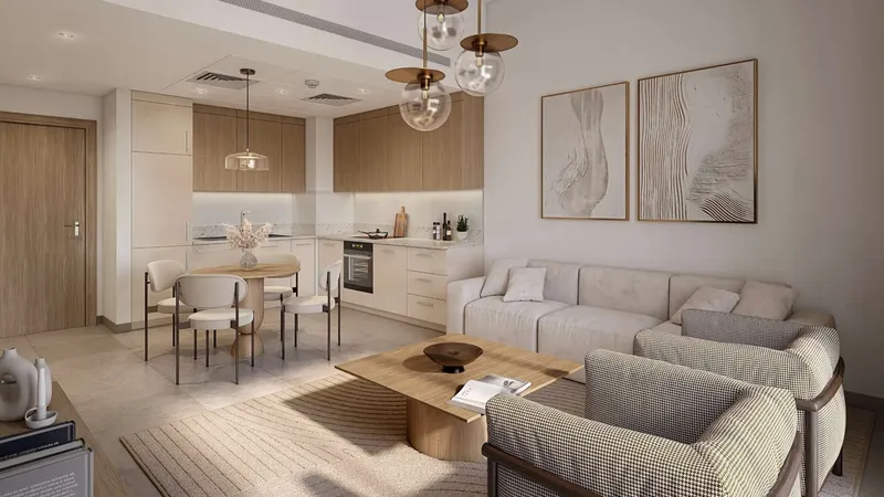 Interior at Topaz Residences in Maryam Island Sharjah