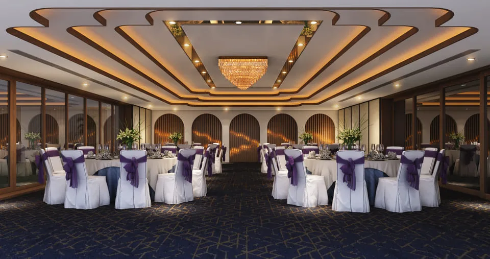 Banquet Hall amenity image at Tranquil Wellness Tower