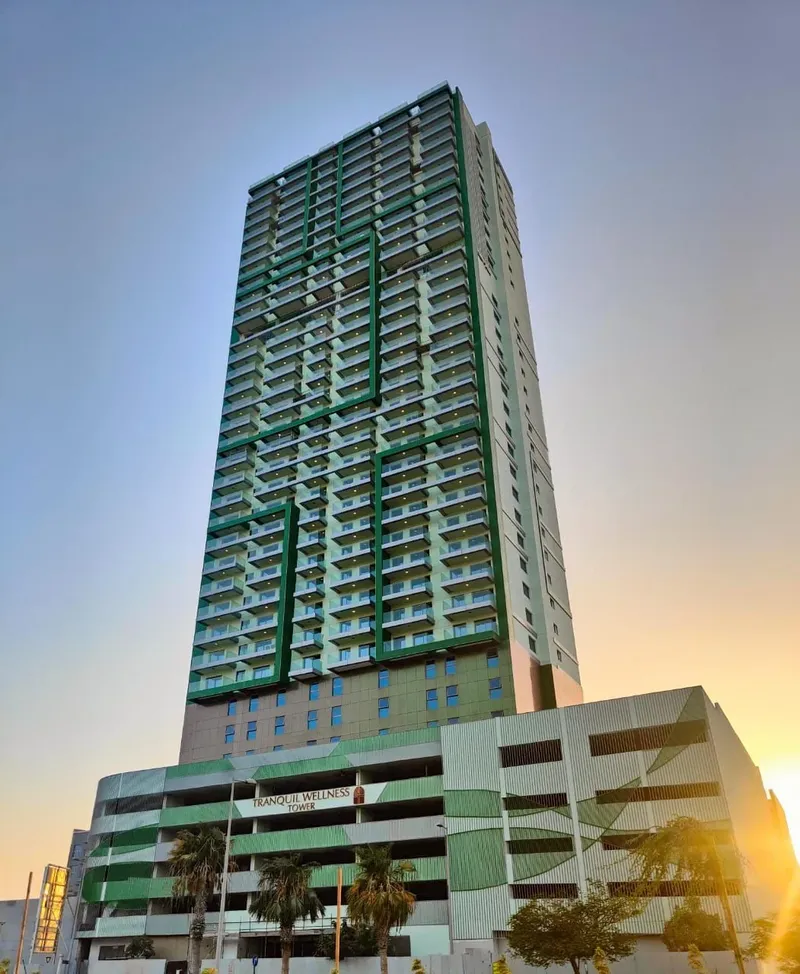 Exterior at Tranquil Wellness Tower in JVT (Jumeirah Village Triangle) Dubai
