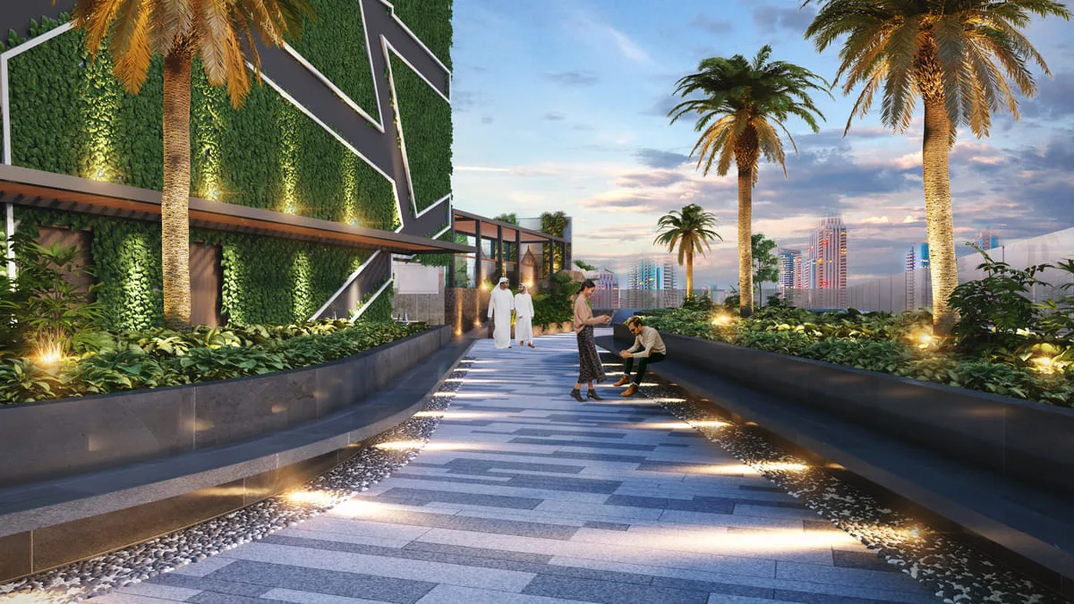 The Pebble Walkway amenity image at Tranquil Wellness Tower