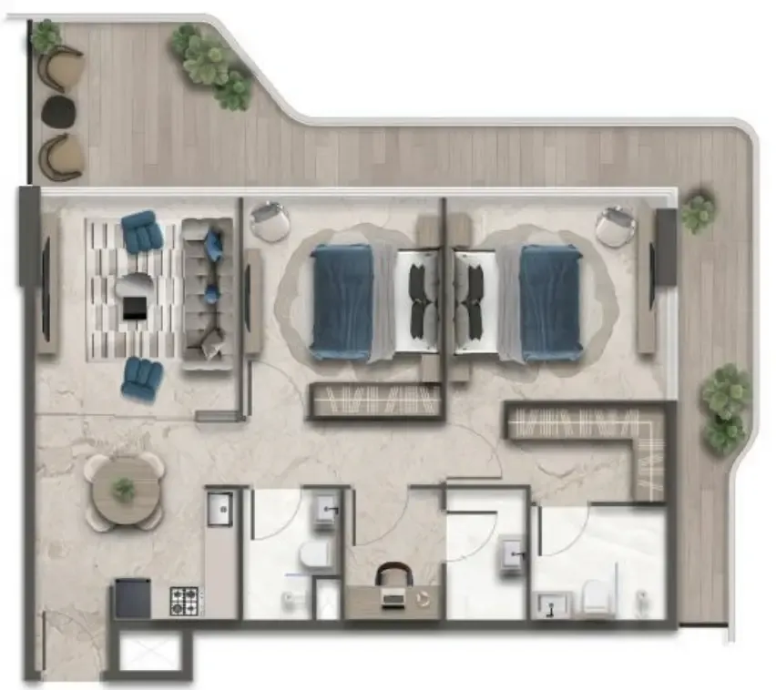 Fakhruddin Properties Development Treppan Vision floor plan