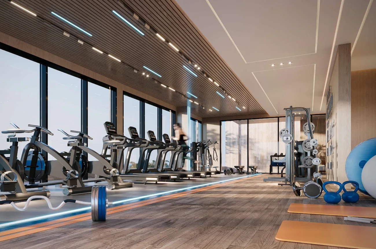 Cutting-Edge Fitness Center amenity image at Uno-Luxe