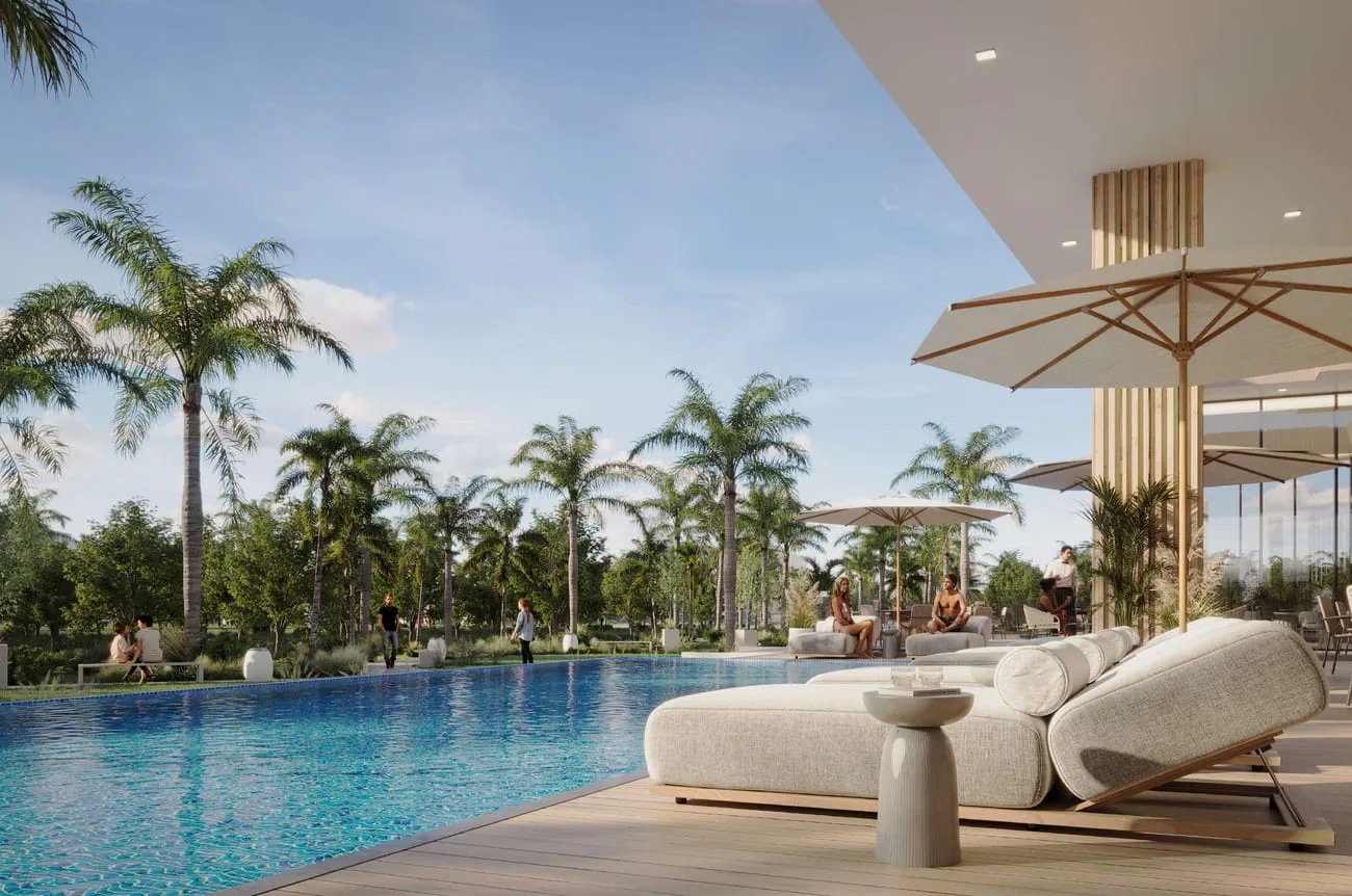 Swimming Pool With Overlooking Park amenity image at Uno-Luxe
