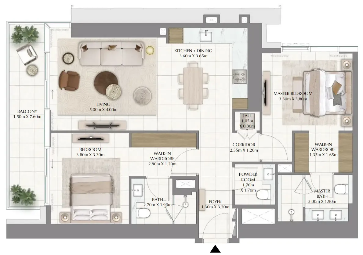 Emaar Valia floor plan
