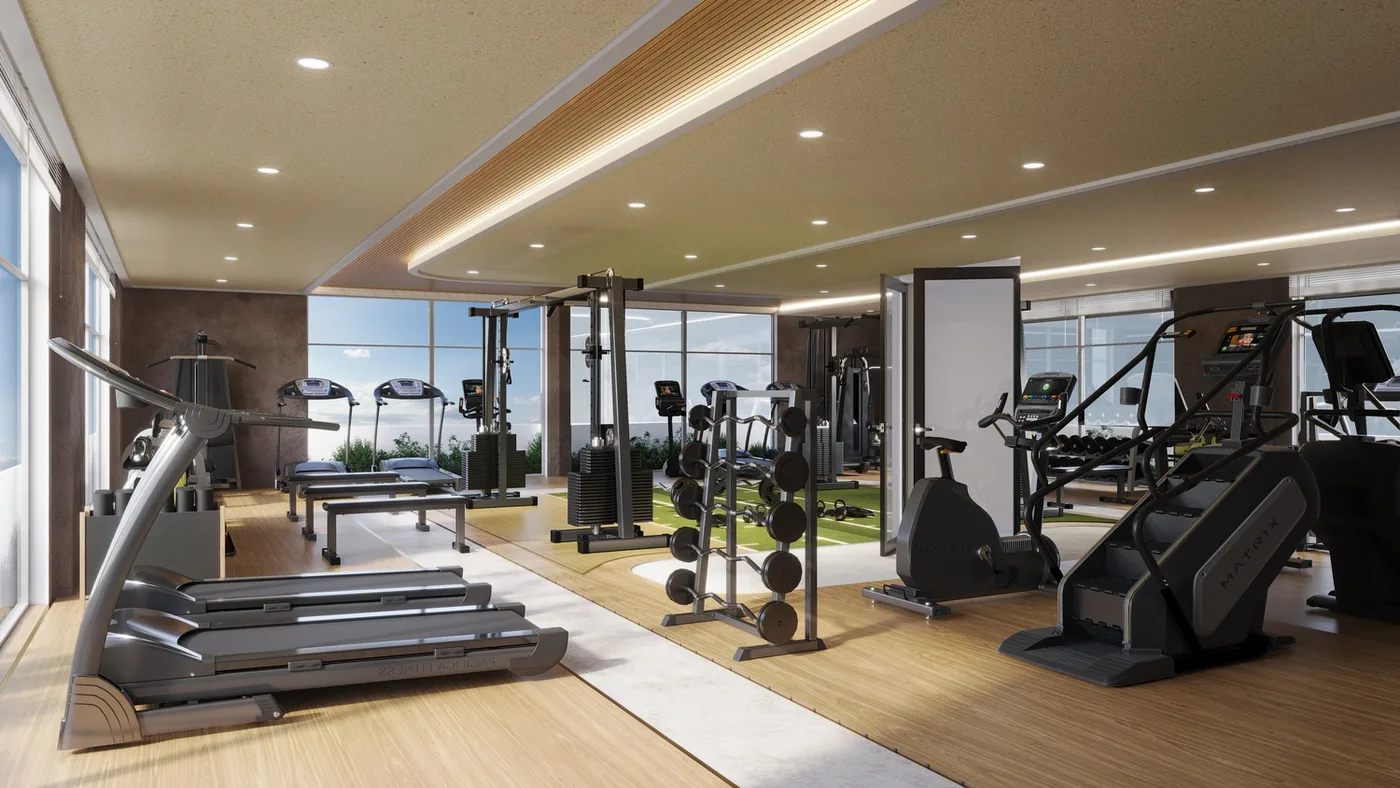 Fully Equipped Gym amenity image at Vega
