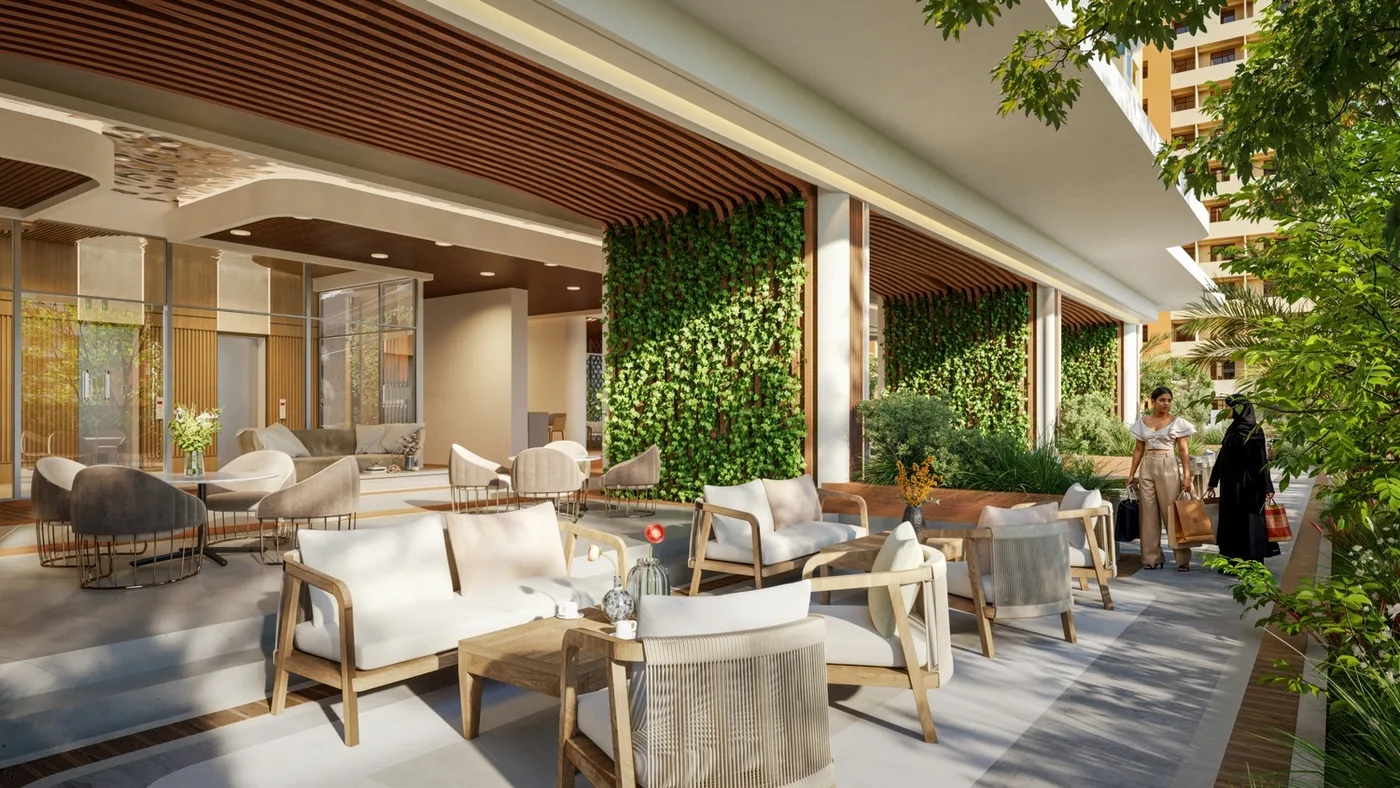 Indoor & Outdoor Sitting Spaces amenity image at Vega