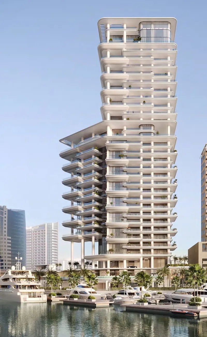 Exterior at Vela Dorchester Collection in Business Bay Dubai