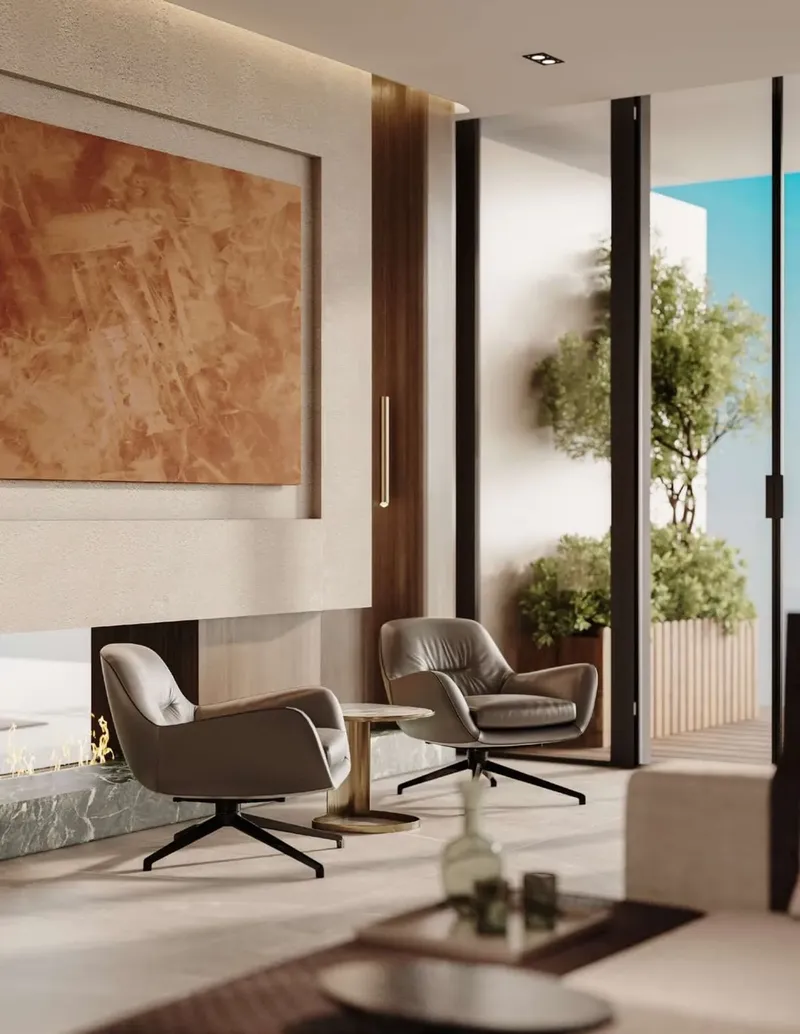 Interior at Velor Penthouses in Business Bay Dubai