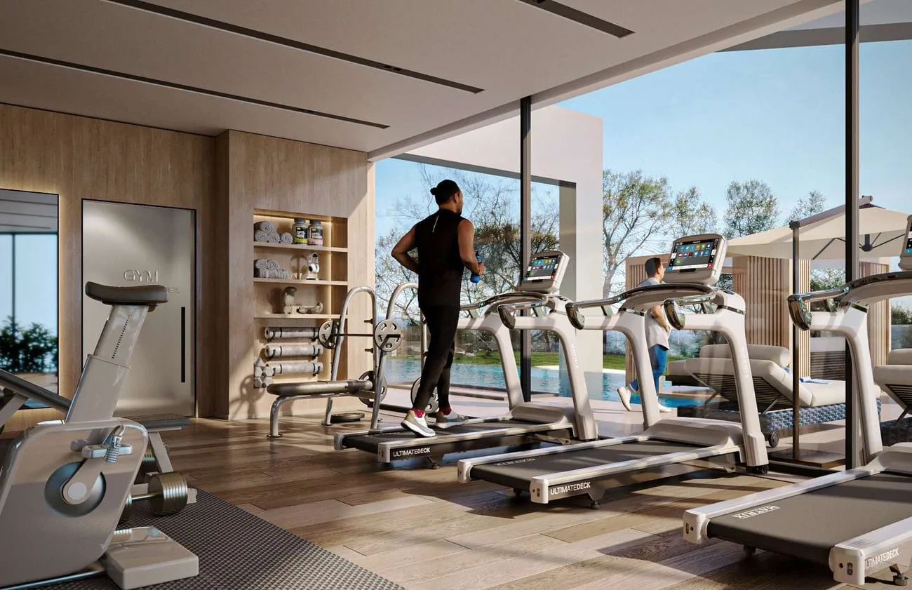 Fitness Center amenity image at Velor Penthouses