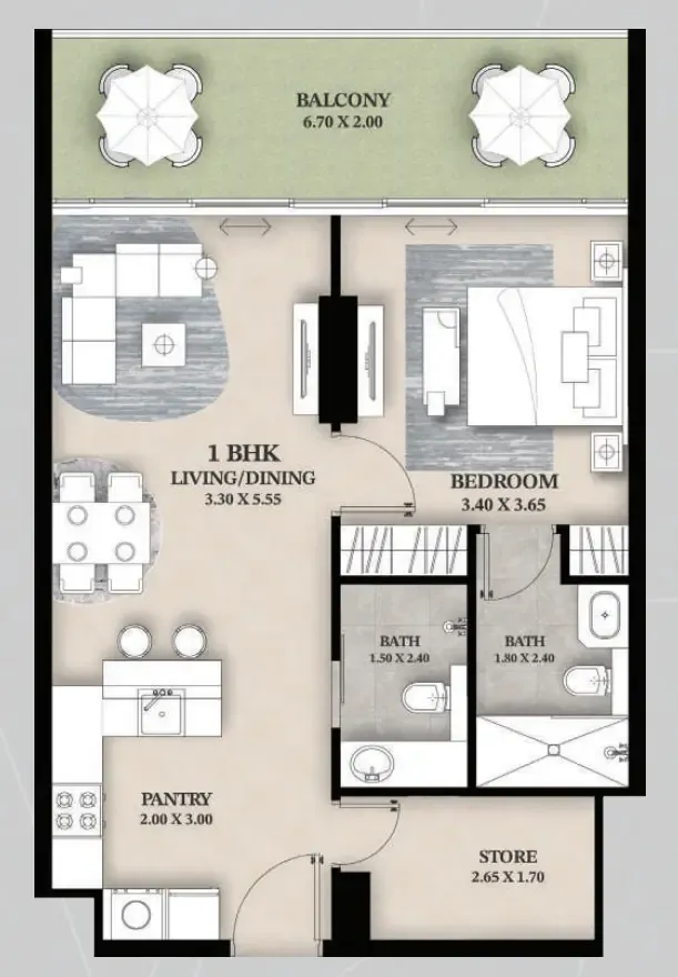 Zedor Developments Ventana Residences floor plan