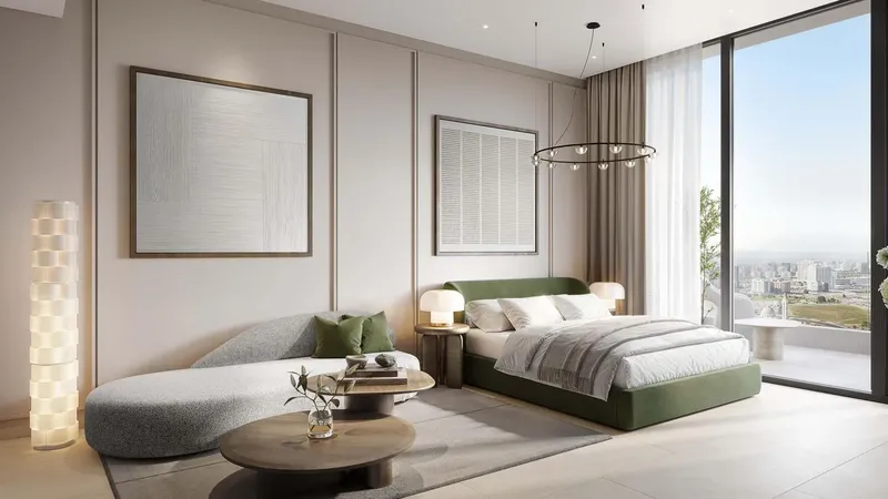 Interior at VERDAN1A 2 in Dubai Land Residence Complex Dubai