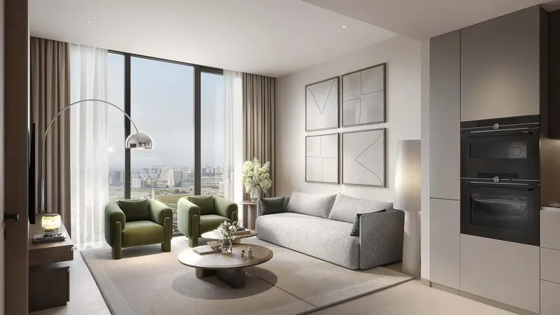 Interior at VERDAN1A 2 in Dubai Land Residence Complex Dubai