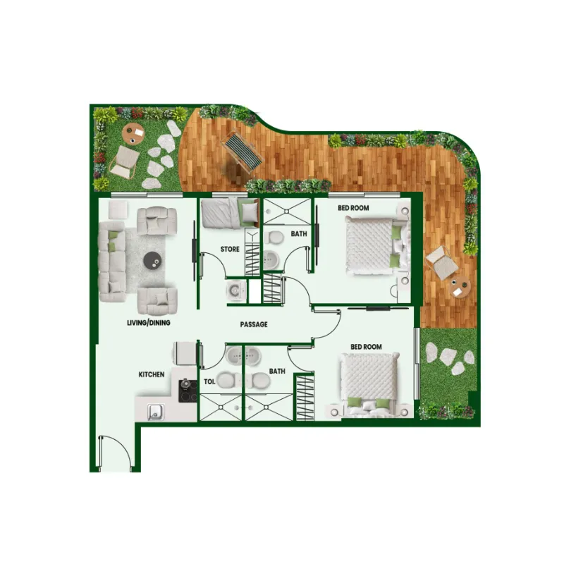 Vincitore Vincitore Wellness Estate floor plan