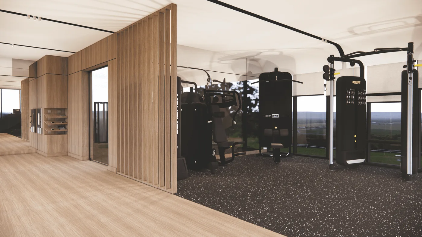 Rooftop Gym amenity image at Vista by Prestige One