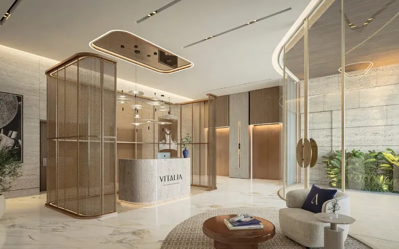 Lobby at Vitalia Palm Jumeirah Residences in Palm Jumeirah Dubai