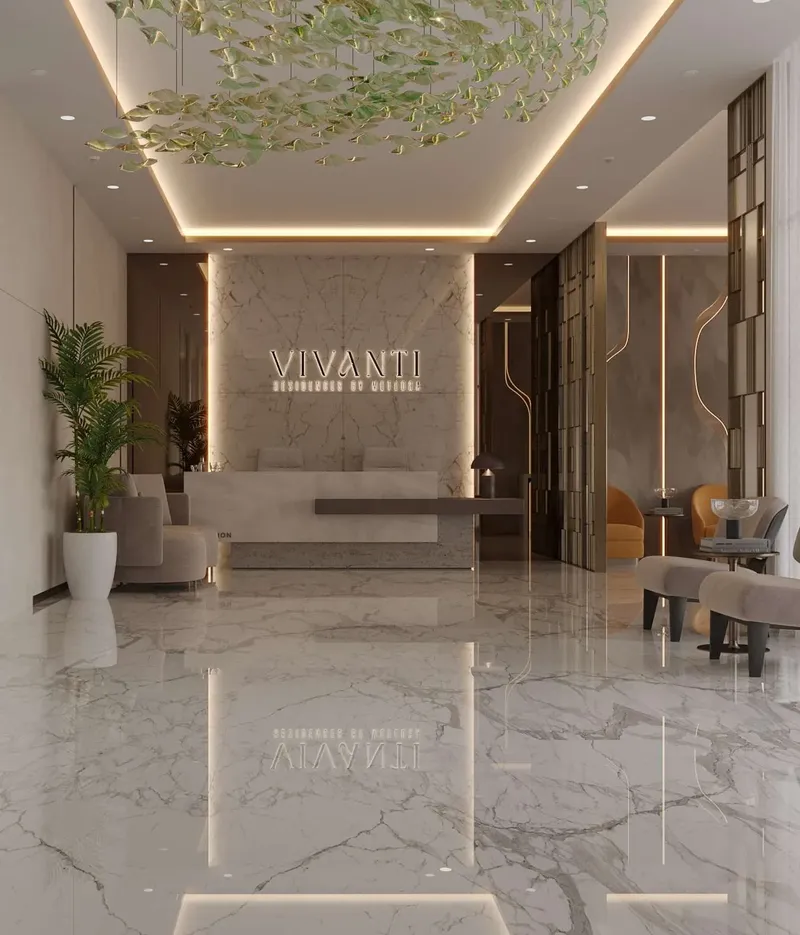 Lobby at Vivanti Residences by Meteora in JVC (Jumeirah Village Circle) Dubai