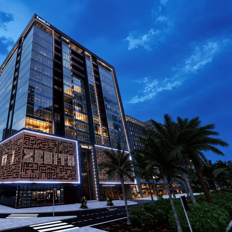 Exterior at Zenith J1 in JVC (Jumeirah Village Circle) Dubai